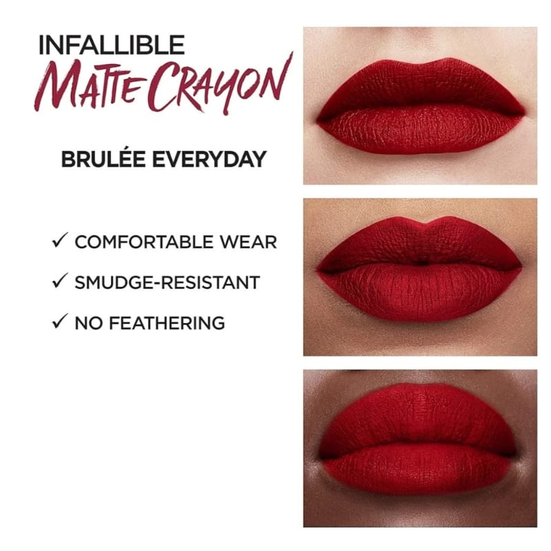 Crayon Labial Mate Infallible L'Oréal