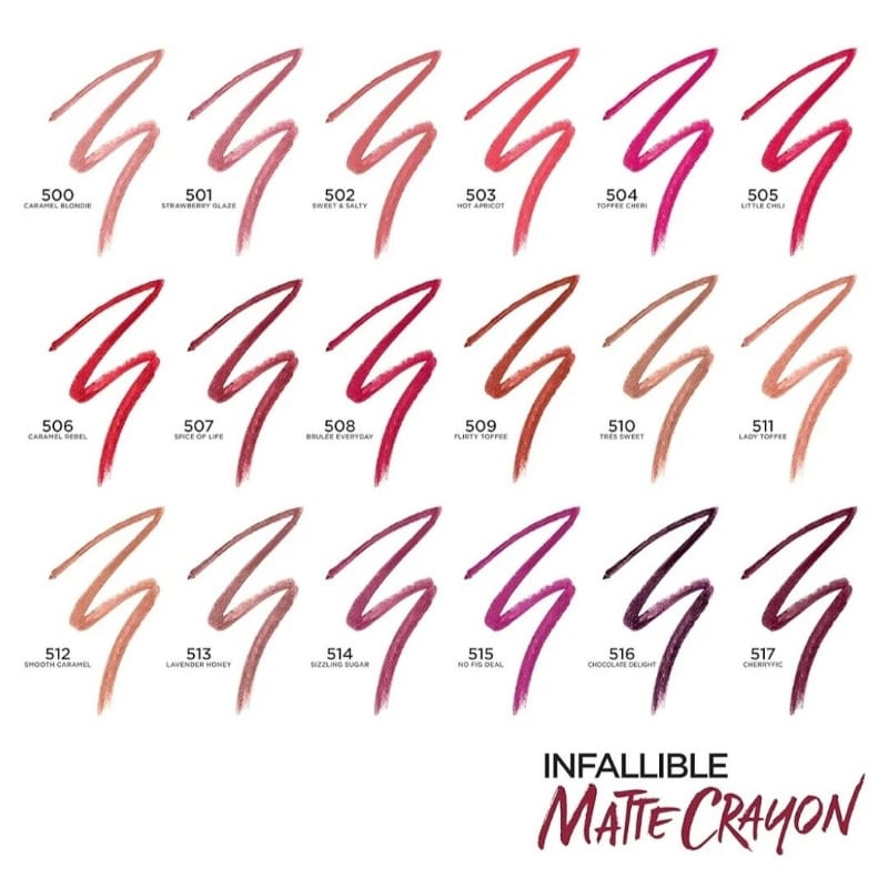 Crayon Labial Mate Infallible L'Oréal